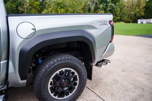 Toyota Tacoma Performance Exhaust - CORSA Performance - Sport Cat-Back + Twin 4 in. Pro-Series Tips + 3 in. 304 Stainless Steel Piping - Polished - `24-`25